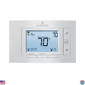 B017es1p22 Emerson Programmable Thermostat With 7-day Scheduling And Energy Saving Features