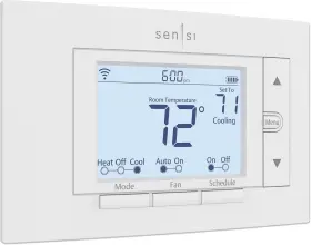 C719421853 Emerson Sensi Smart Thermostat Wi-fi Data Privacy Programmable Easy Diy Install