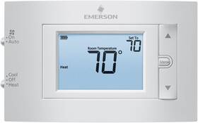 Emerson Climate Technologies 445023848841 1f83c-11np Conventional 1h/1c Non-programmable Thermostat White