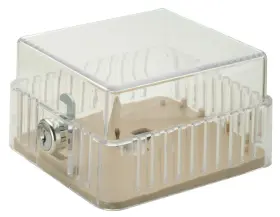 F29-0225 Emerson F290225 Thermostat Guard With Mounting Plate Clear Plastic