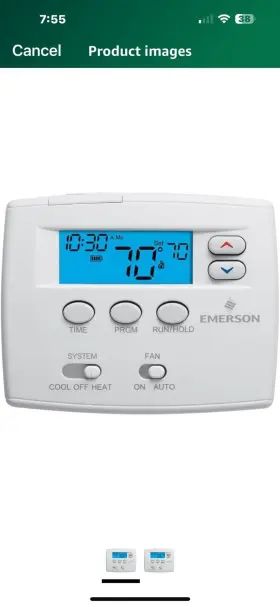 1f80-0224 Emerson If80-0224 Na Digital 24 Hours Programmable Thermostat