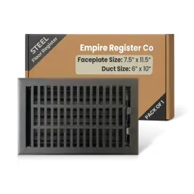 Er2100-610-st-txb1 Empire Register Co Vent Cover - 6x10 Inch Modern Contemporary Design Textu