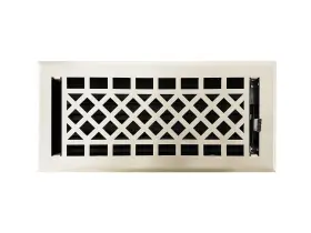 Er2200-410-st-nkl Empire Register Co Decorative Air Vent Covers - 4x10 Inch Art And Craft Desig
