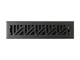 Er2300-212-st-txb Empire Register Co Steel Floor - 2x12 Inch Abstract Design Textur