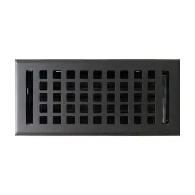 Er5200-410-st-txb Empire Register Co Steel Floor - 4x10 Inch Square Design Textured