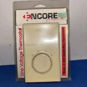 E402 Encore Manufacturing Co 027418080431 Line Voltage Thermostat Double-pole -new Sealed