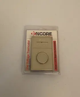 E411 Encore Manufacturing Co 027418081940 Line Voltage Thermostat Single Break Circuit New