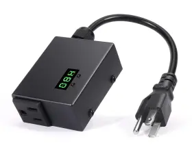 Et-01 Enjoyield Digital Light Timer For Indoor Lighting 3-prong Grounded Electrical Outlet T