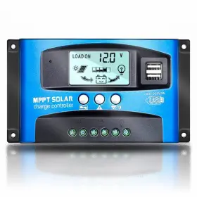 Eprec 738866165853 Mppt 100a 12v/24v Auto Focus Tracking Solar Panel Charge Controller Regulator