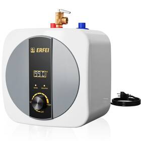Erfei S312976 2.5 Gallon Water Heater Electric 1500w 110v Small Tank Under Sink Heat