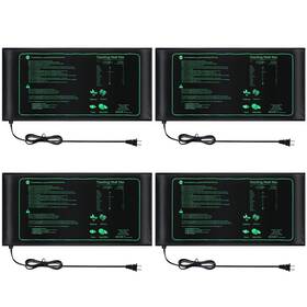 Estune Lan-estune-0107 4 Pack Seedling Heat Mat Heating For Seedlings Grow Mats Waterproof Hydro