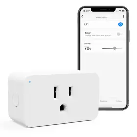 8-n4012 Evas Light Z-wave Dimmer Plug 800 Series Zwave Smart Dimmable Outlet Built-in R
