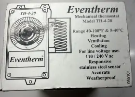 Th-4-20 Eventherm Agricultural Thermostat - New