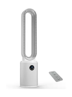 83220 Ez-chill 40 Inch Bladeless Tower Fan For Bedroom With Remote Control 9... Fast Ship