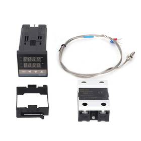 Fafeicy Fafeicy7q8ieskw1z 0-400 Digital Led Pid Temperature Controller Thermostat Kit Tempe