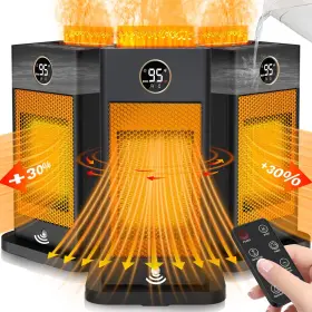 Gd9215ad10 Familyjoy Space Heater With Humidifier 3-in-1 Heaters For Indoor Use Motion