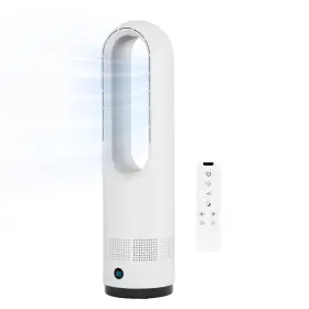 Faryuan 976948591365 Bladeless Fan 22inch Cooling Tower 80 Oscillating With Remote 9h Time