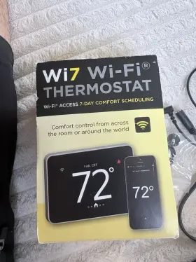 Wi7-p43 Fast Wi7 Wi-fi Thermostat 7-day Programmable Full-color Homekit