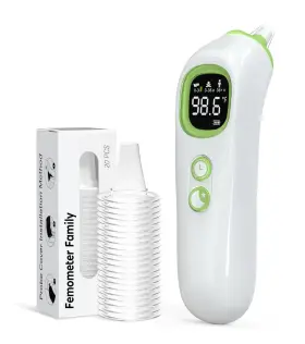 Et-108 Femometer Family Ear Thermometer With Heated Probe High Accuracy For Kids Adults