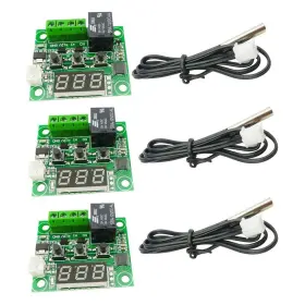270003 Ferwooh 3pcs W1209 Dc 12v Digital Temperature Controller Board Micro Thermost