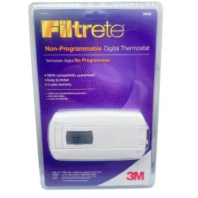 3m-20 Filtrete New Non-programmable Digital Thermostat Model Sealed