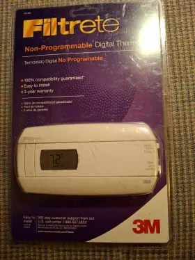 452-393 Filtrete 3m Non-programmable Digital Thermostat 3m20 Parts Or Repair