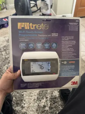 Sku339052 Filtrete Wi-fi Touch-screen Programmable Thermostat With Remote Access
