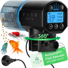 Fishnosh 198715850956 Automatic Fish Feeder For Aquarium With Digital Thermometer - 2025 A