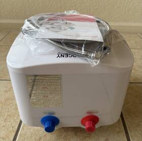 Fisoceny Tank25 New 2.5 Gallon Mini Tank Water Heater Under Sink Hot 1500w 120v