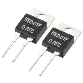 Fixinairp 714998890474 Ksd-01f Thermostat Temperature Controller 70 N.c Normal Close 2pcs
