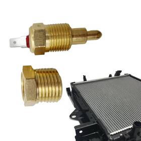 Flygun Fun886 1 Pc Car Cooling Fan Temperature Switch Kit 2.2 Inch 185-200 Metal Thermostat Te