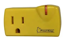 Frost King 077578061412 099000 Self-regulating Thermostat For Heat Cable Kits Black