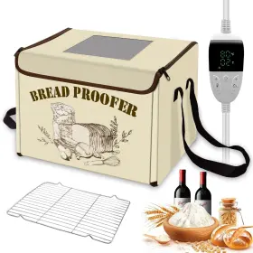 50-113 Ftruixang 768834682273 Bread Proofing Box With 3-sided Heating - Digital Thermostat And Timer 50-113