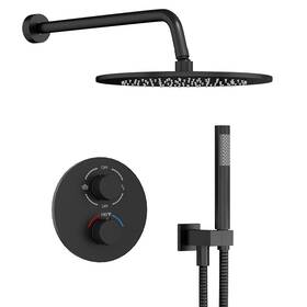 Gabrylly G6809pb Thermostatic Shower Faucet Set All Metal System With Anti Sc