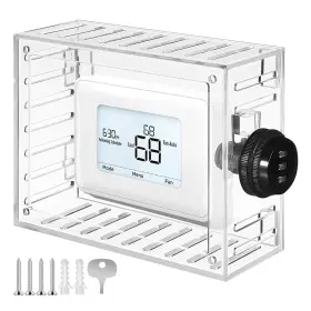 38qh982z96n46ub15s6 Gadpiparty 1 Set Thermostat Cover Clear Box Wall With