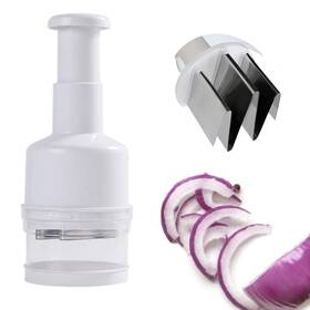 Galactic Brain 764991570415 Manual Vegetable Chopper Handheld Food Easy To Clean Slicer
