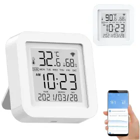 Th06 Gaoducash Smart Wifi Temperature Humidity Monitor Tuya Wireless S