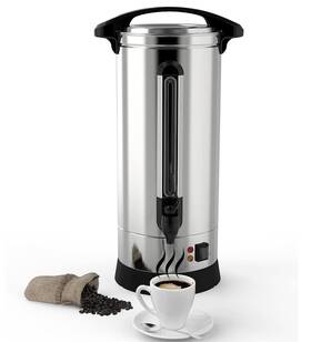 Garvee Pho 0x08kq2y Commercial Coffee Urn - 60 Cup Large Food Grade Stainless