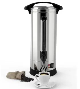 0x08kq2y Garvee Pho Commercial Coffee Urn - 60 Cup Large Food Grade Stainless