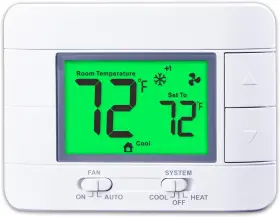 Garystat 313051874835 Upgraded Multi-stage Non-programmable Thermostats For Home 2 Heat/2 Cool