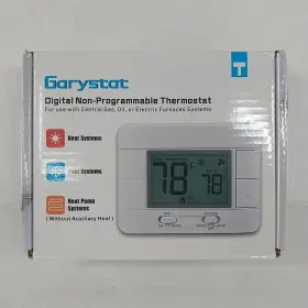 Garystat 445009352300 Non-programmable Digital Thermostat Heat Pump 2 Heat/2 Cool Model 711 Used