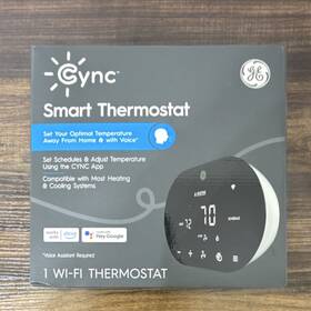 Ge 19006750665 Cync Smart Thermostat Wi-fi Programmable Voice App Control Alexa Google Home
