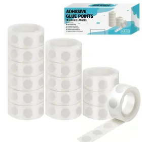 12good Gegemaoyi 1600pcs Glue Point Clear Balloon Removable Adhesive Dots Double Sided Do