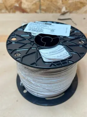 47104801 Genesis 032886190490 500ft 18/2 Solid Thermostat General Purpose Wire - White