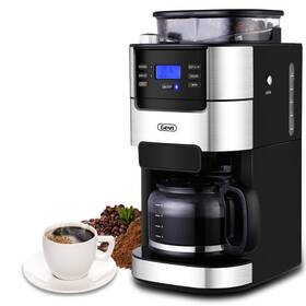 Gevi Dcmb0-bk0a1 10-cup Coffee Maker With Built-in Burr Grinder Programmable T... Fast Ship
