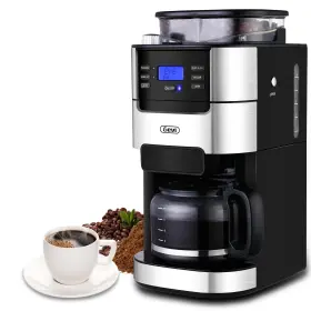 Dcmb0-bk0a1 Gevi 10-cup Coffee Maker With Built-in Burr Grinder Programmable T... Fast Ship