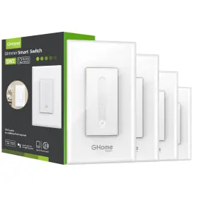 Sw2-4 Ghome Smart Dimmer Switch - 2.4ghz Wi-fi Compatible With Alexa A