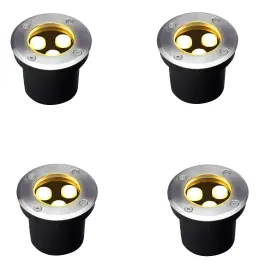 Gocuces 184886917818 Outdoor In Ground Light 3w Diameter 4 Inches High Voltage 110v 120v Well Ligh