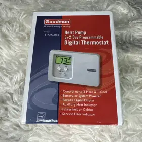 Tstatg2152 Goodman Programmable Digital Thermostat Heat Pump 5 2 Day