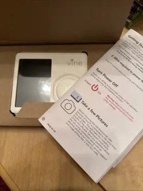 2agda-610 Google Vine Wi-fi 7 Day Programmable Thermostat New In Open Box